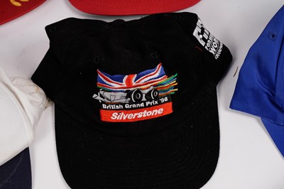 Lot 733 - A collection of F1 Formula One Motorsports Grand Prix caps