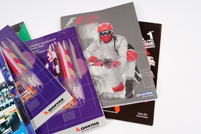 Lot 565 - A collection of F1 Formula One Grand Prix memorabilia and ephemera