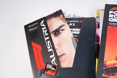 Lot 565 - A collection of F1 Formula One Grand Prix memorabilia and ephemera