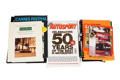 Lot 565 - A collection of F1 Formula One Grand Prix memorabilia and ephemera
