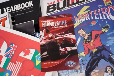 Lot 565 - A collection of F1 Formula One Grand Prix memorabilia and ephemera