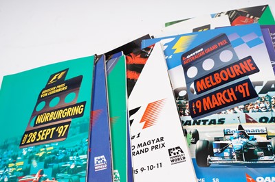 Lot 565 - A collection of F1 Formula One Grand Prix memorabilia and ephemera
