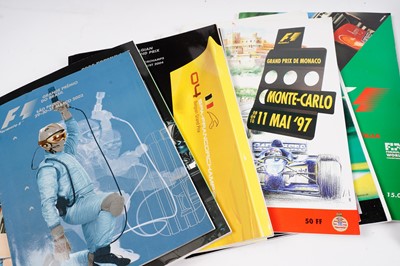 Lot 565 - A collection of F1 Formula One Grand Prix memorabilia and ephemera