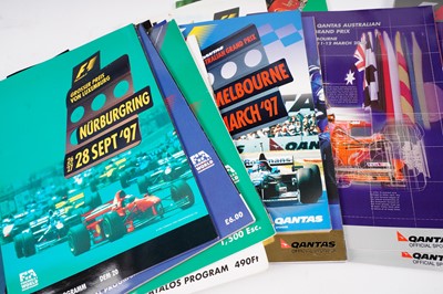 Lot 565 - A collection of F1 Formula One Grand Prix memorabilia and ephemera