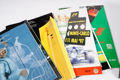 Lot 565 - A collection of F1 Formula One Grand Prix memorabilia and ephemera