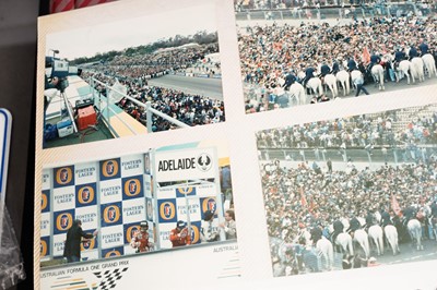 Lot 736 - A collection of F1 Formula One Motorsports Grand Prix photographs