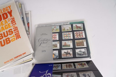 Lot 86 - A collection of Royal Mail and British mint stamps annual collectors packs