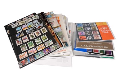 Lot 86 - A collection of Royal Mail and British mint stamps annual collectors packs