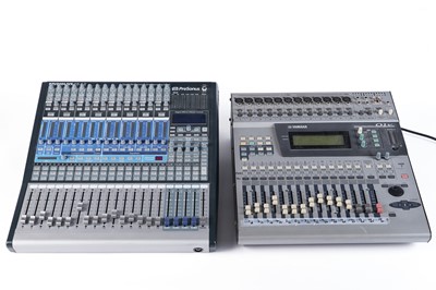 Lot 455 - A PreSonus mixing desk and a Yamaha mixing desk