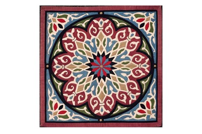 Lot 1027 - A 1920s Egyptian Khayamiya panel in an arabesque pattern