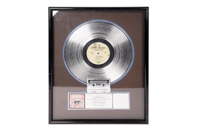 Lot 510 - The Jimi Hendrix Experience - Axis Bold As Love, framed platinum record