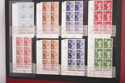 Lot 39 - Great Britain QEII and Regional Issues Machin cylinder blocks