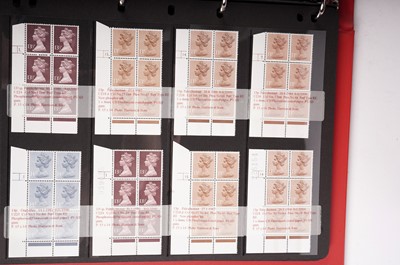 Lot 39 - Great Britain QEII and Regional Issues Machin cylinder blocks