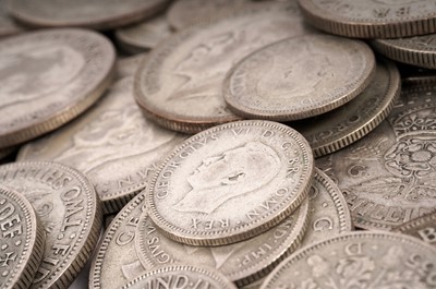 Lot 119 - A selection of British silver content coins