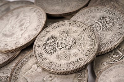 Lot 119 - A selection of British silver content coins