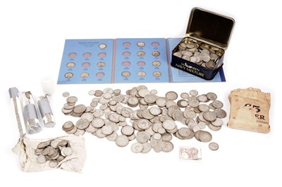 Lot 119 - A selection of British silver content coins