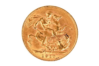 Lot 128 - Edward VII gold sovereign, 1910