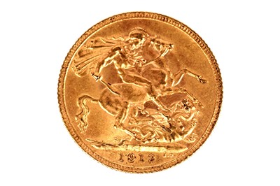 Lot 130 - George V gold sovereign, 1912
