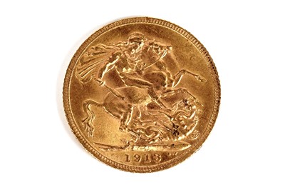 Lot 132 - George V gold sovereign, 1913