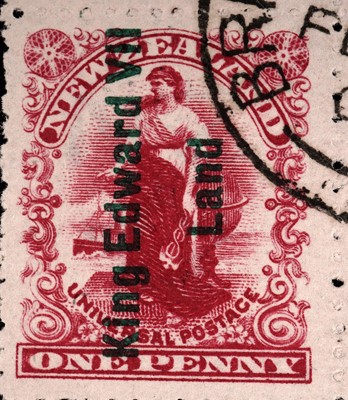 Lot 28 - New Zealand Antarctic Expeditions 1908 Shackleton Expedition block of four