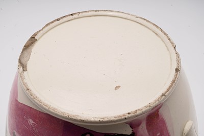 Lot 817 - Sunderland creamware splash lustre jug