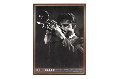 Lot 97 - A Chet Baker poster and two other music prints
