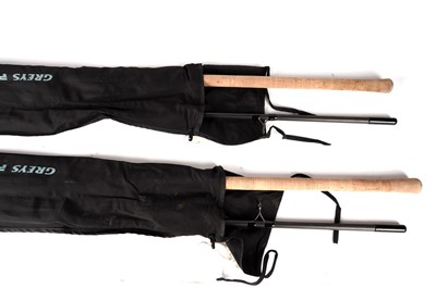 Lot 830 - Two Grey’s Prowla Platinum Bait pike rods