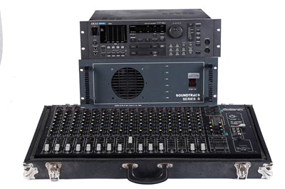 Lot 84 - Akai hard disk recorder, a mixing deck and Soundtracs power amplifier