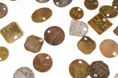 Lot 930 - Eighty-two National Coal Board pit check tokens