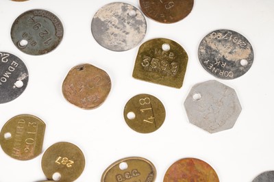 Lot 930 - Eighty-two National Coal Board pit check tokens