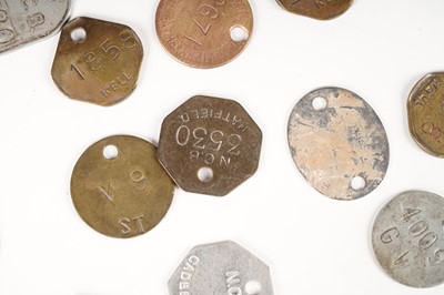 Lot 930 - Eighty-two National Coal Board pit check tokens