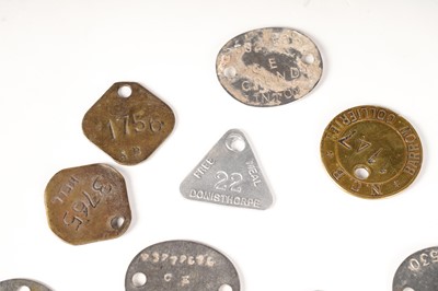Lot 930 - Eighty-two National Coal Board pit check tokens