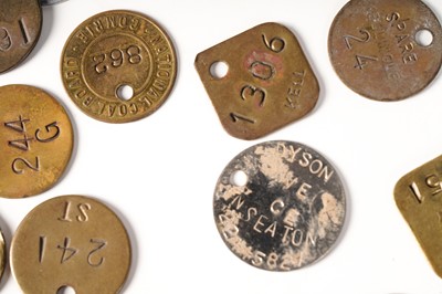 Lot 930 - Eighty-two National Coal Board pit check tokens