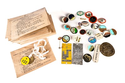 Lot 935 - Fifteen National Coal Board pit check tokens, badges and other items