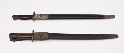 Lot 861 - Two British SMLE bayonet, 1907 pattern