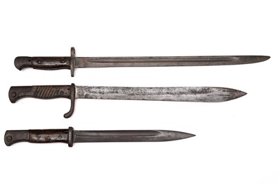 Lot 862 - British and German bayonets