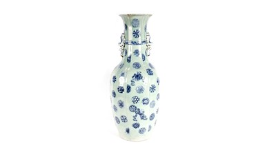 Lot 750 - A Chinese Celadon ground frill vase.