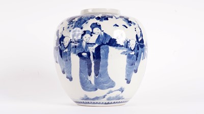 Lot 754 - Chinese blue and white ginger jar