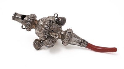 Lot 528 - A Victorian child’s rattle