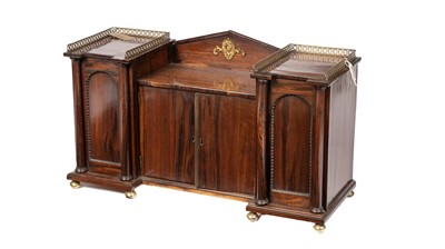 Lot 962 - A Regency rosewood cabinet