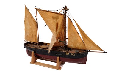 Lot 915 - Model of a Brixham Trawler Halcyone