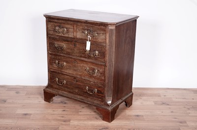 Lot 85 - A George III mahogany chest of drawers