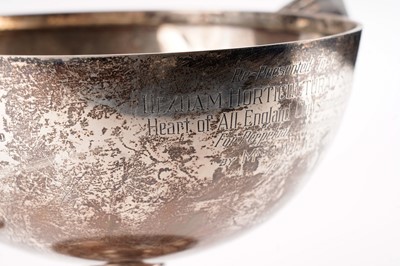 Lot 498 - A silver trophy cup for the "Hexham Horticultural Society"