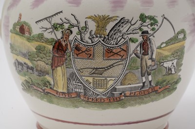 Lot 811 - Sunderland Scott's pottery jug