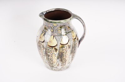 Lot 809 - Peter Thomas, Tweedmouth art pottery jug