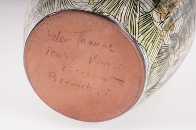 Lot 809 - Peter Thomas, Tweedmouth art pottery jug