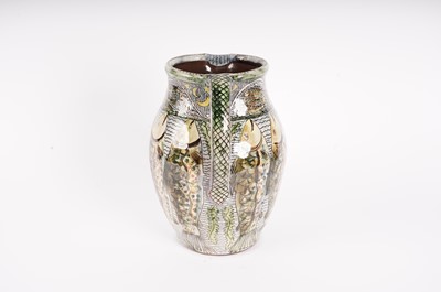 Lot 809 - Peter Thomas, Tweedmouth art pottery jug