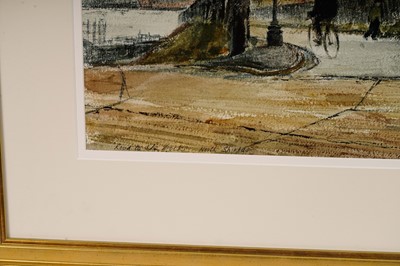Lot 1241 - Albert Henry Herbert - Road to the Docks, North Shields | watercolour