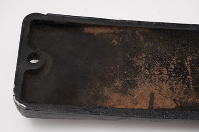 Lot 788 - A Class 43 locomotive smokebox numberplate 43016