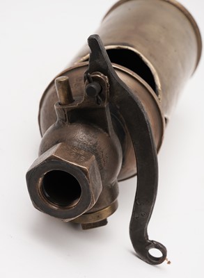 Lot 814 - A Norwegian cast brass locomotive whistle